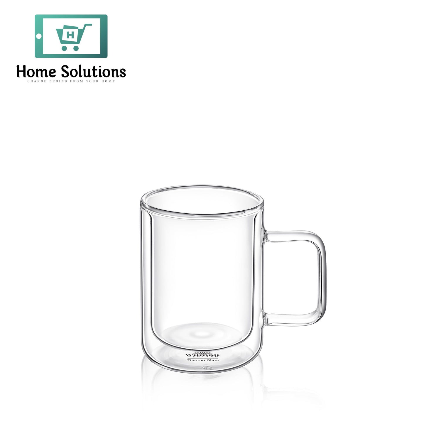 Wilmax Double Wall Glass Cup – 250 ml to 300 ml (Single Piece)