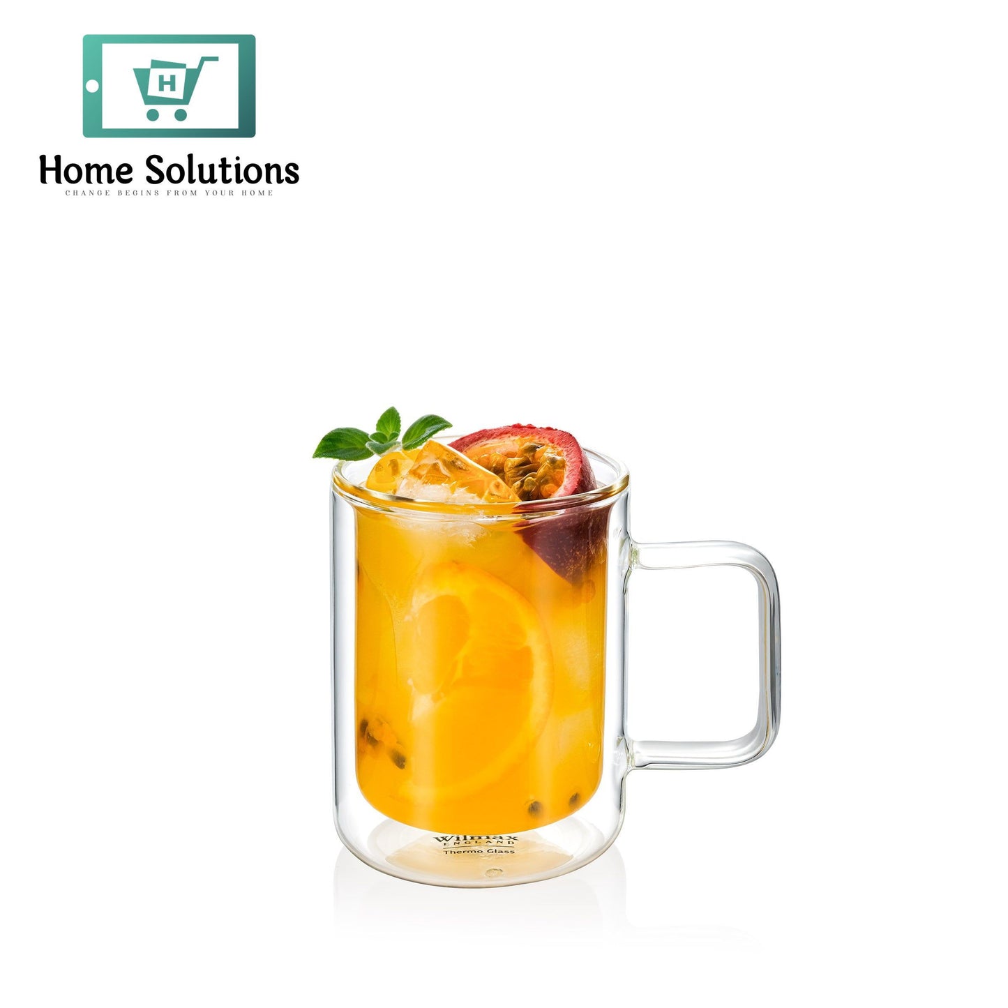 Wilmax Double Wall Glass Cup – 250 ml to 300 ml (Single Piece)