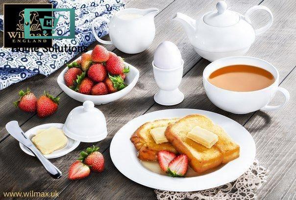 Wilmax England Dessert Plates – 7 & 8 Inch Porcelain Set