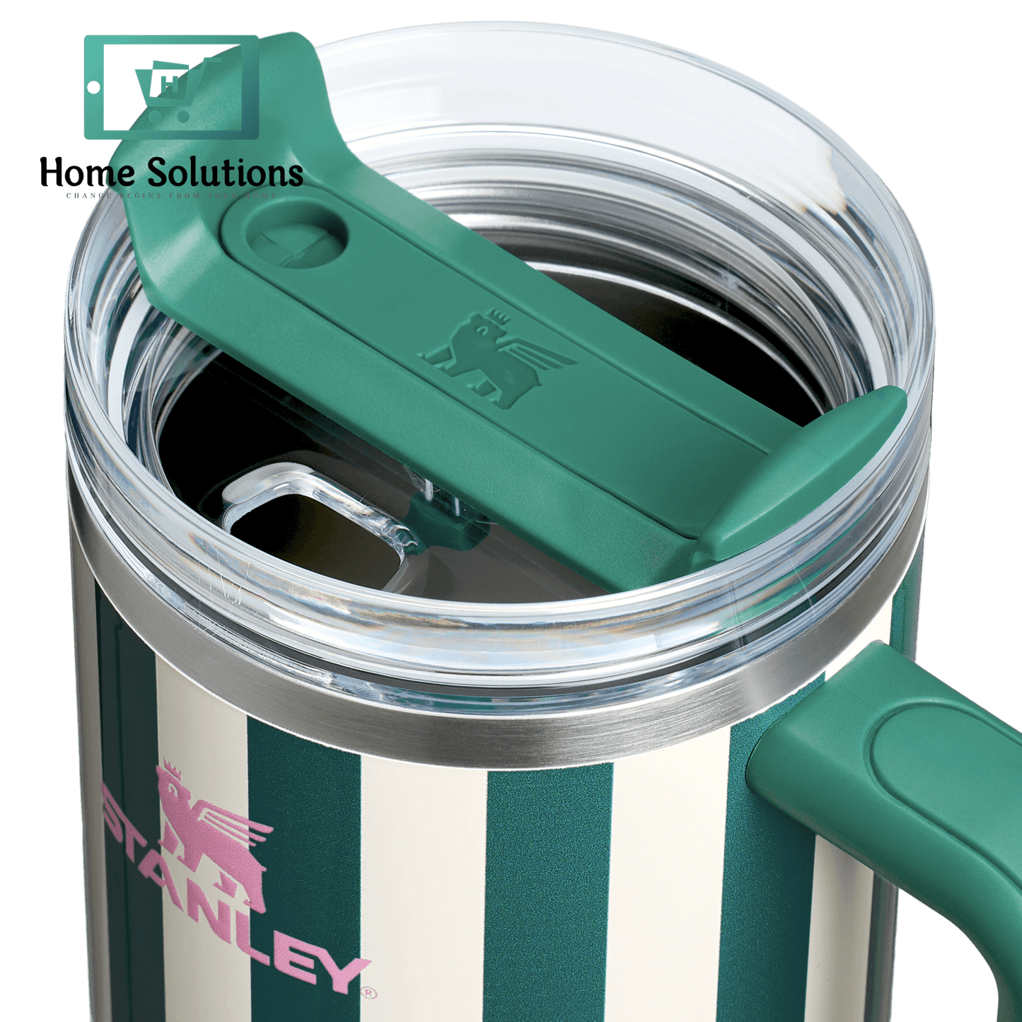 H2.0 FlowState™ Tumbler 40oz – Emerald Cabana Gloss Finish
