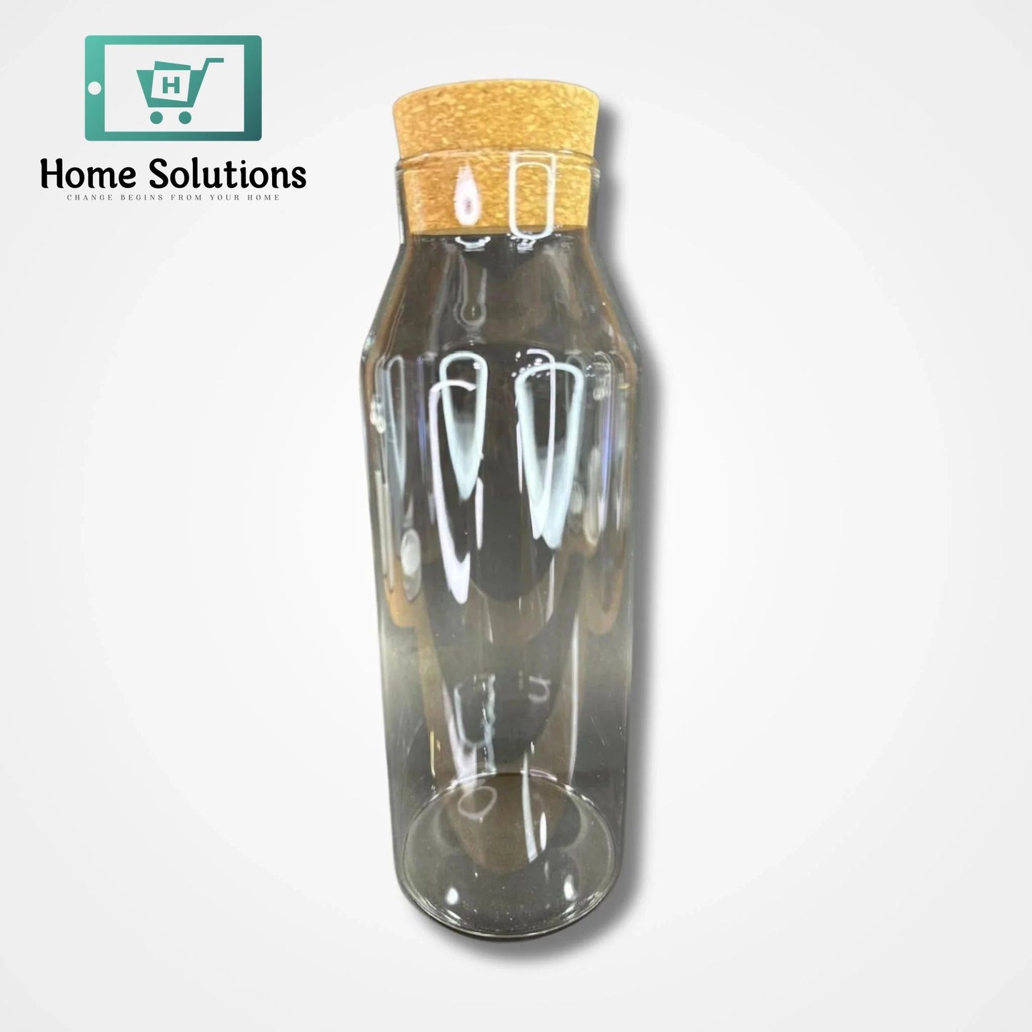 Cork Lid Glass Bottle - 1000ml