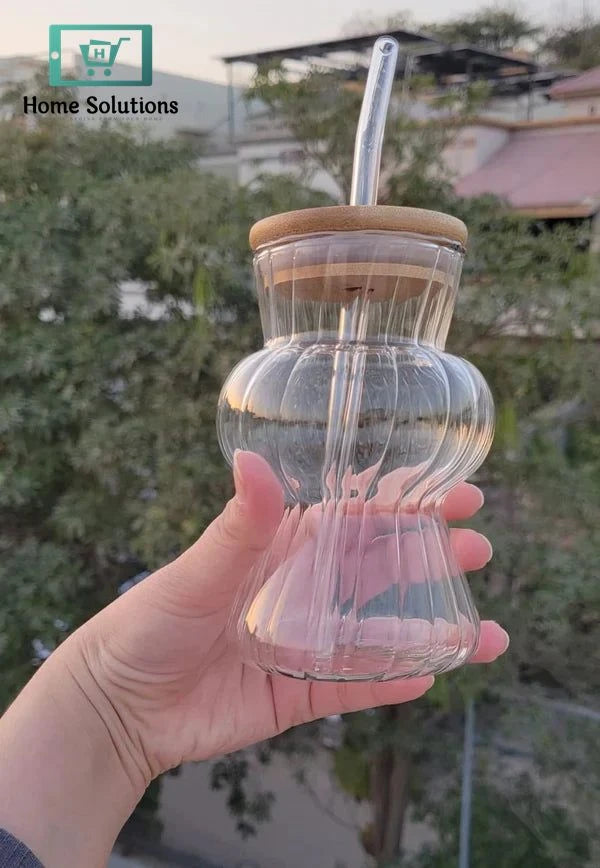 Trove Style Glass With Lid