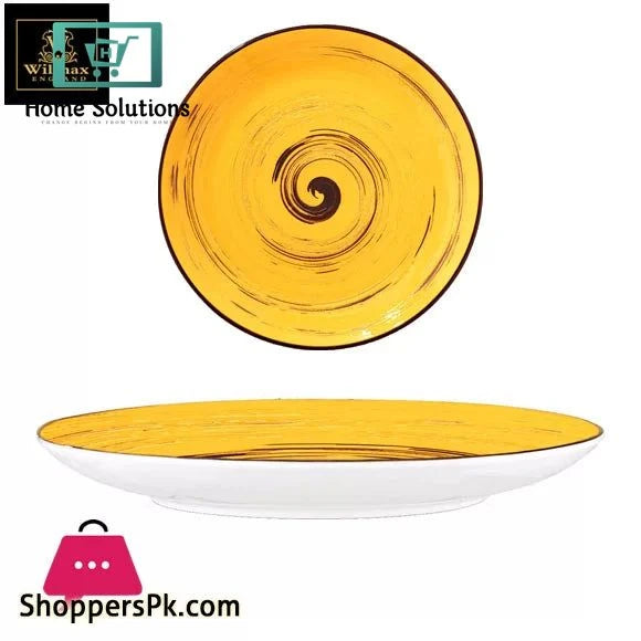 Wilmax England Fine Porcelain 8-Inch Round Plate