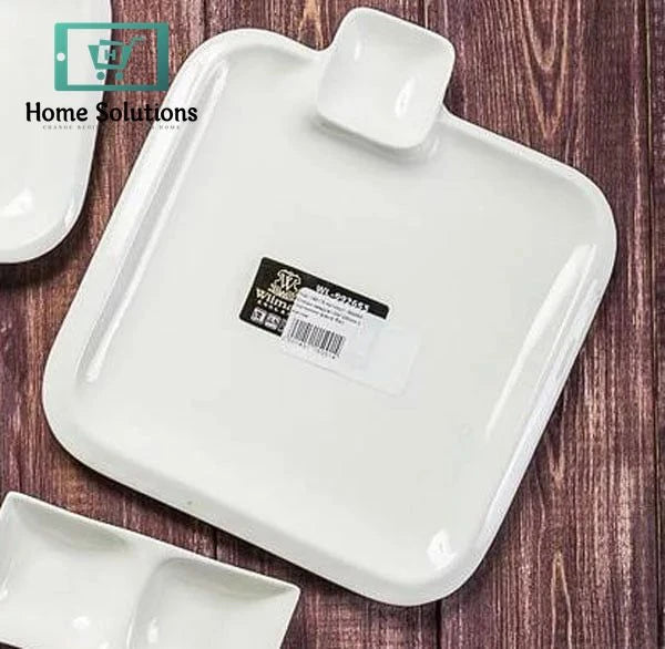 Wilmax England 10 x 10 Fine Porcelain Square Serving Platter