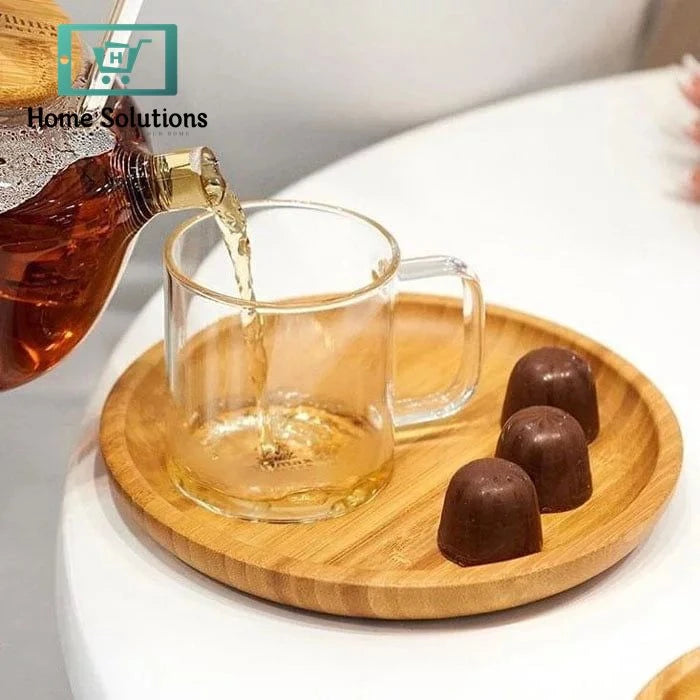 Wilmax Double Wall Thermo Glass Cup – Single Piece | Heat-Resistant Design