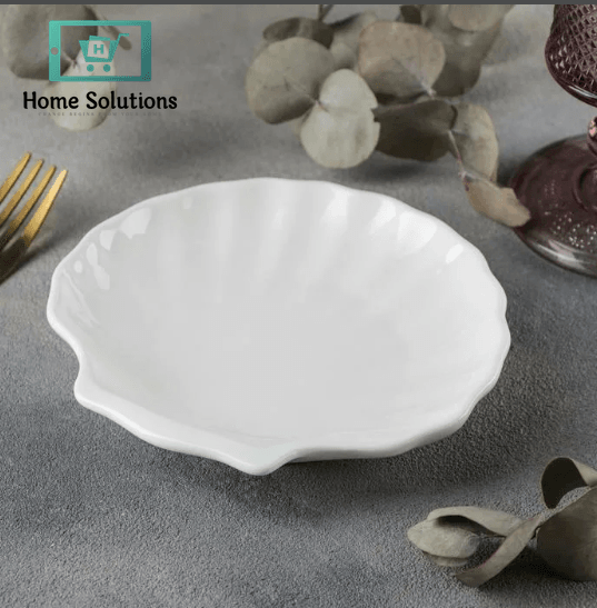 Wilmax England Fine Porcelain Shell Dishes – 6", 8" & 10" Sizes
