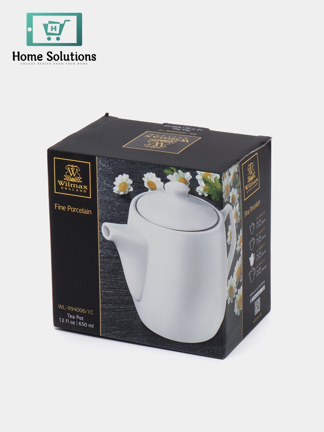 Wilmax England Fine Porcelain Tea pot – 650 ml