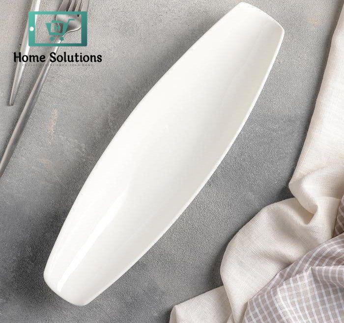 Wilmax England 13 Inch Classic White Porcelain Presentation Dish