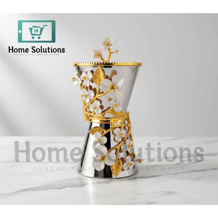 Floral Design Bakhoor Incense Burner - Elegant Home Decor