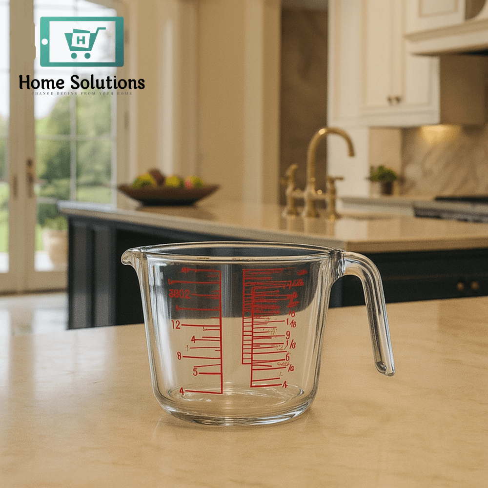Danny Home 32oz Heat-Resistant Glass Measuring Cup – Kitchen Jug with Handle & Spout