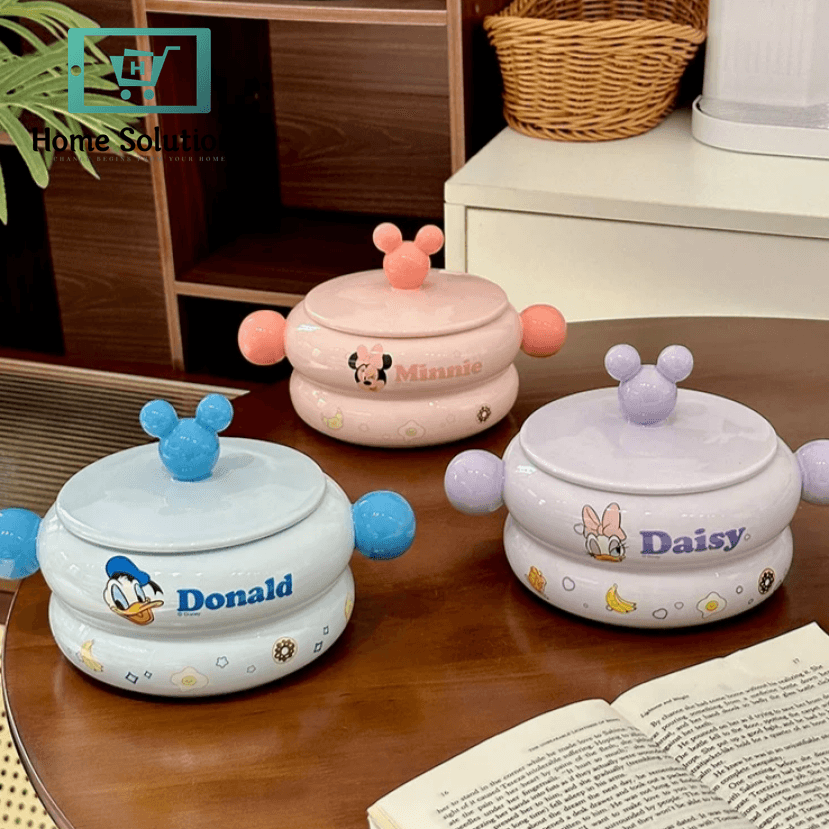 DISNEY Mickey & Friends Porcelain Soup Pot - 820ml