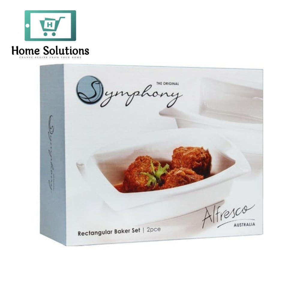 Symphony 2-Piece Rectangular Baking Dish Set – Oven-to-Table Serveware