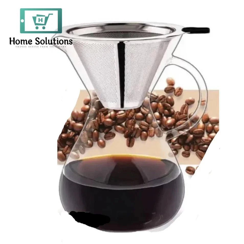 Wilmax England Coffee Decanter With Filter - 24oz