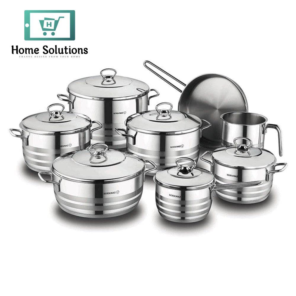 Korkmaz Astra Grande 14 Piece Cookware Set