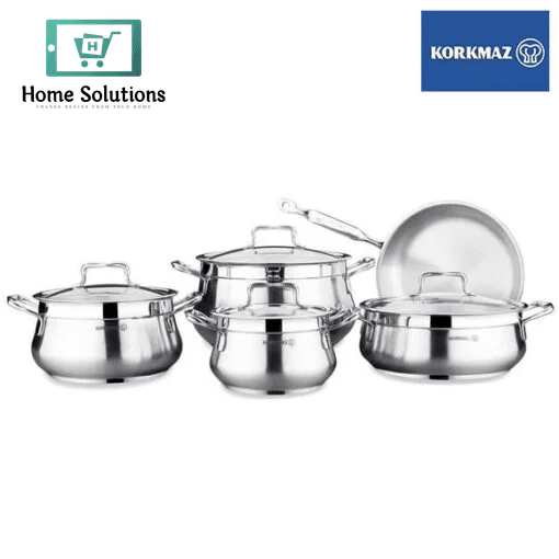 Korkmaz A1959 Estima 9 pcs Cookware Set