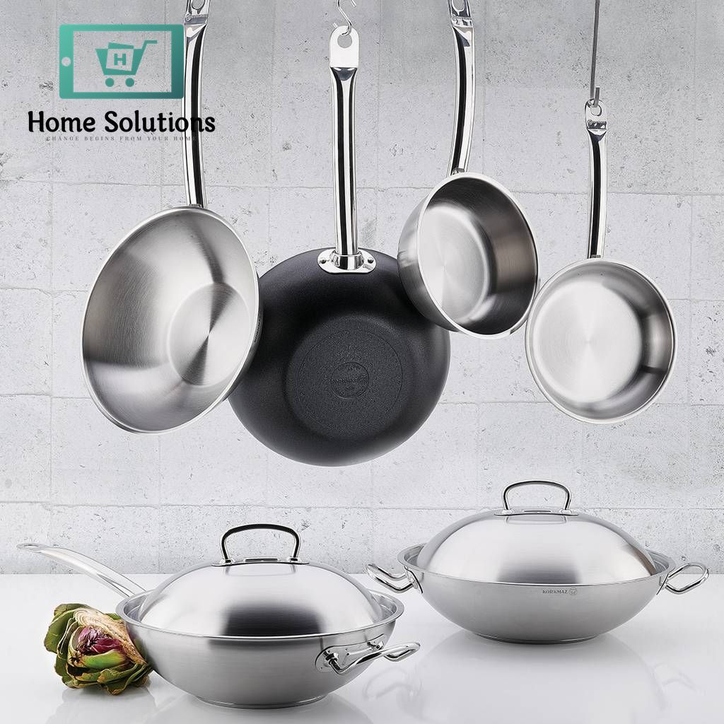Korkmaz Proline Auxiliary Handle Wok 32X9 Cm