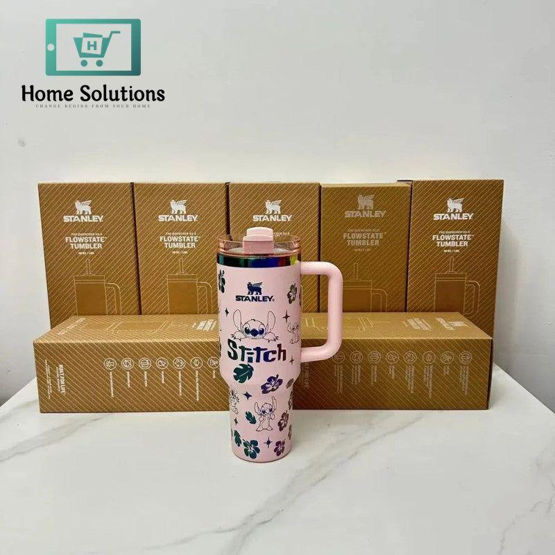 Stanley The Quencher H2.O Tumbler 40oz – Stitch Special Edition | Powder Pink