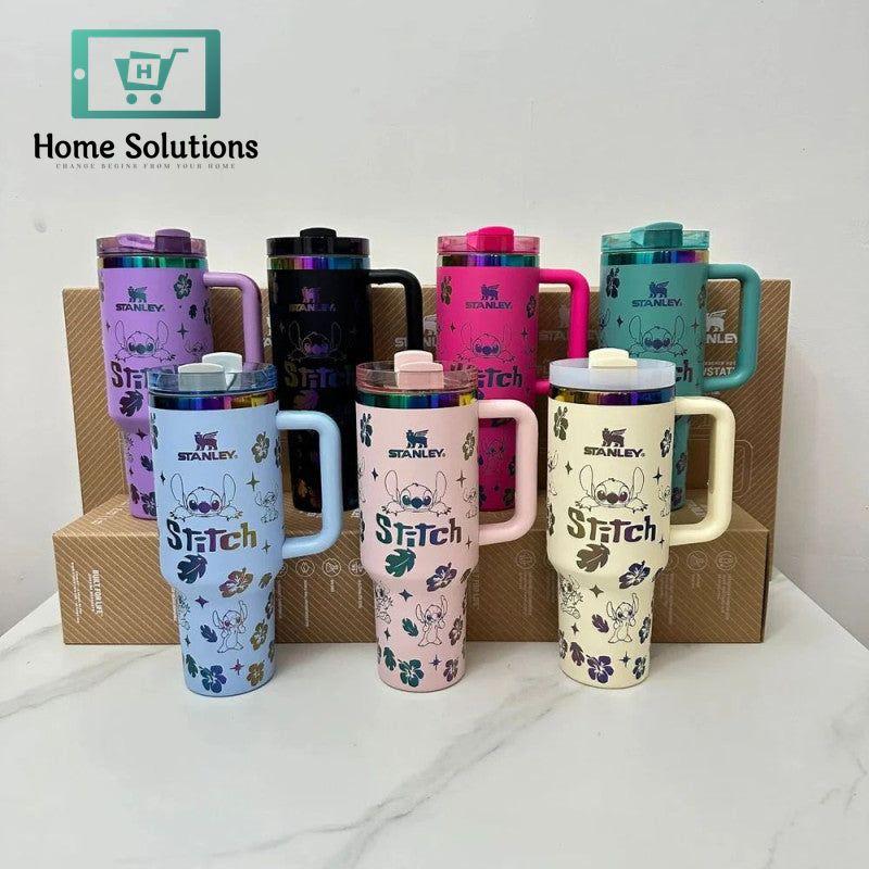 Stanley The Quencher H2.O Tumbler 40oz – Stitch Special Edition | Powder Pink