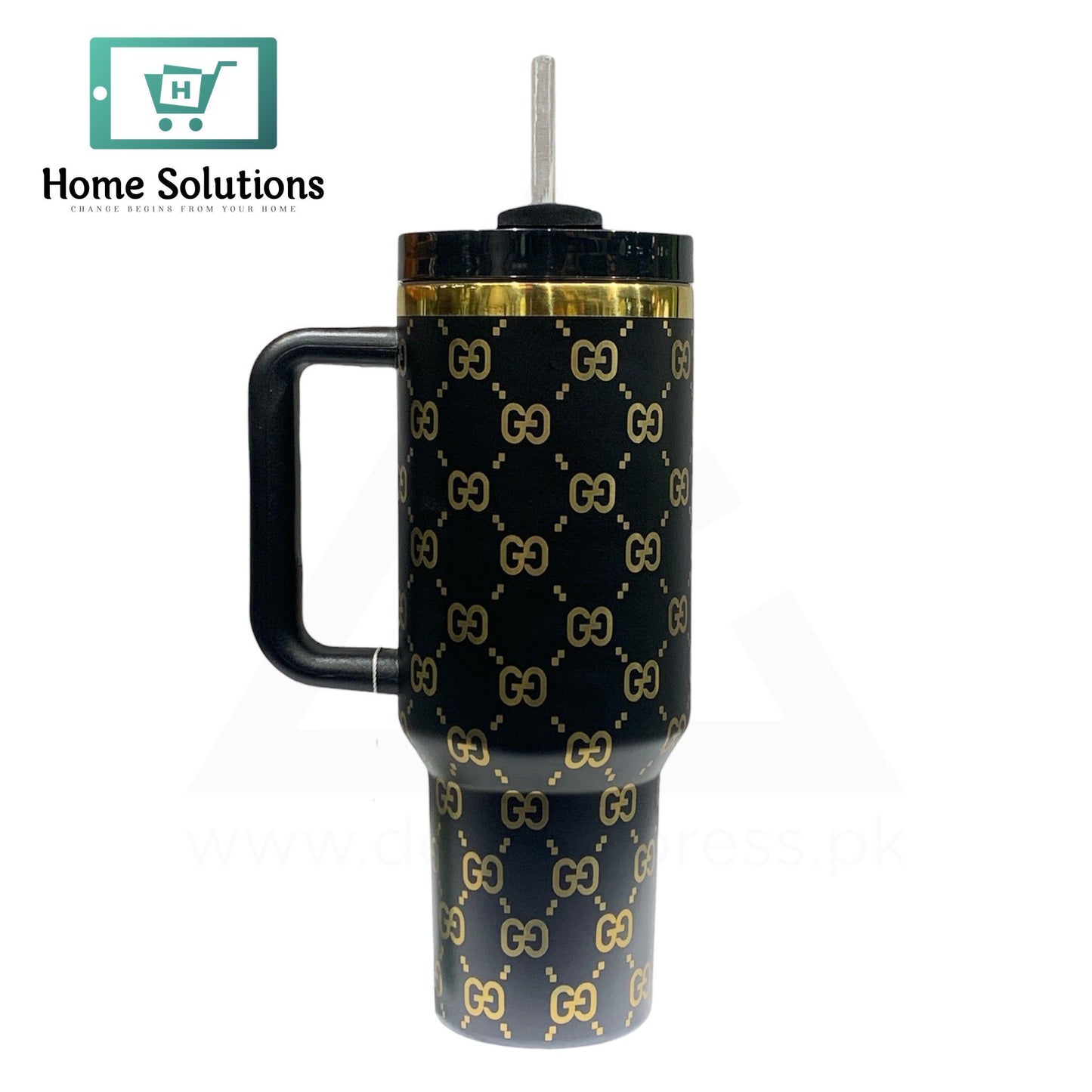 Stanley X Gucci Limited Edition Tumbler – 40oz Black | Luxury Insulated Bottle