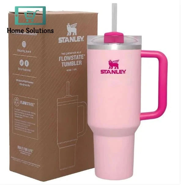 Stanley The Quencher H2.0 FlowState™ Tumbler | 40 OZ | Flamingo Pink