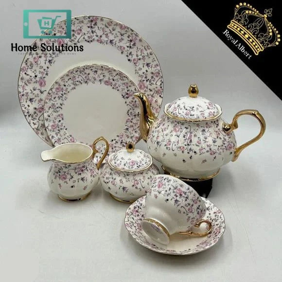 Royal Albert Bone China Tea Set – 24 Pcs