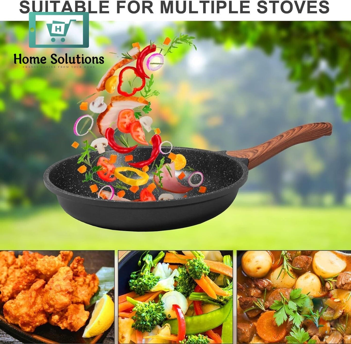 B.N.H Granite Frying Pan