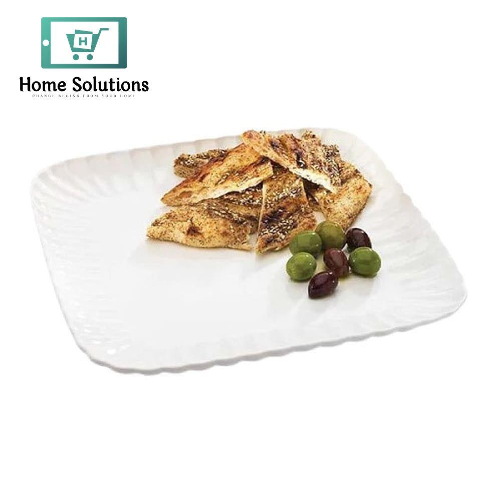 Symphony Groove 30 cm Square Serving Plate – Modern Tableware