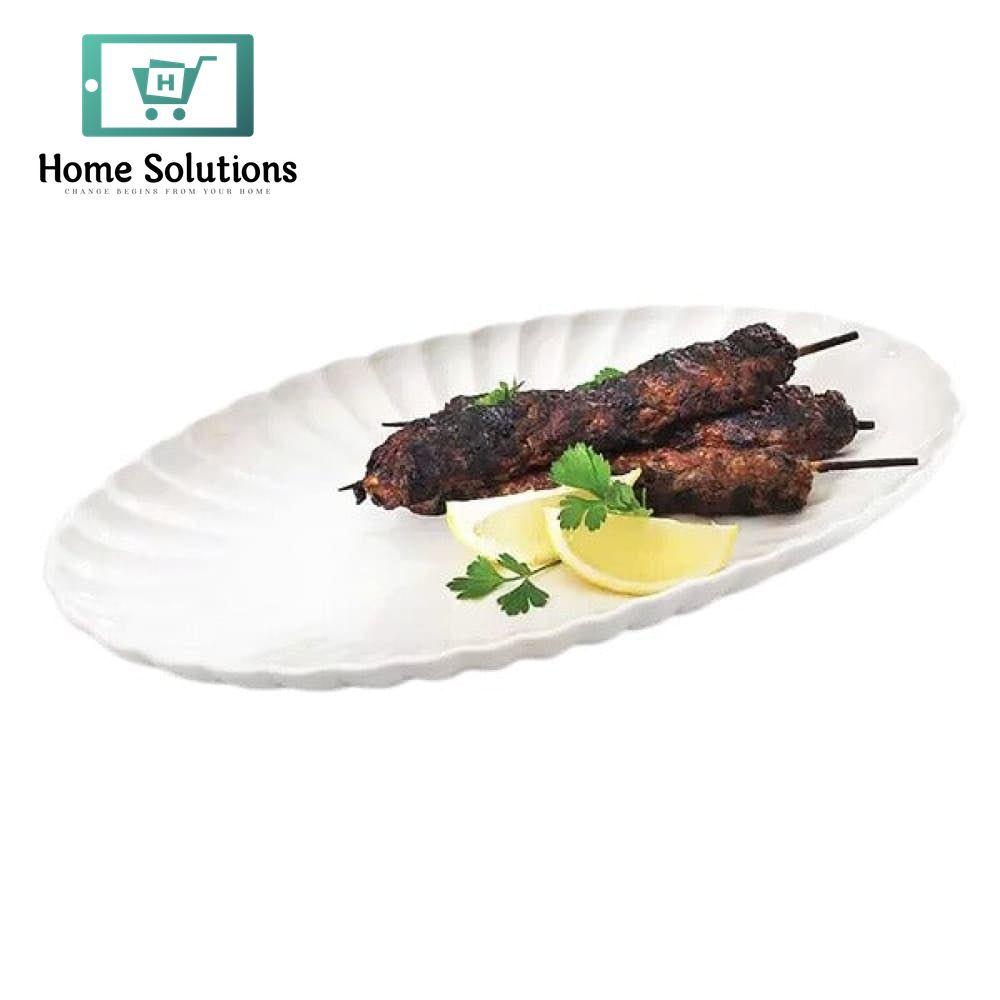 Symphony Groove Oval Serving Tray – Sleek & Stylish Design 32 cm