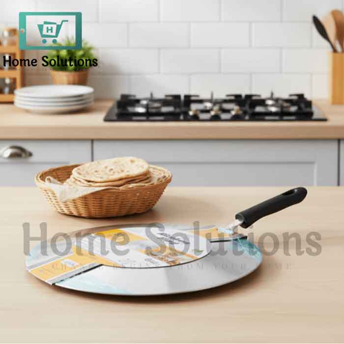 Non-Stick Tawa Pan 33cm - Large Flatbread Griddle