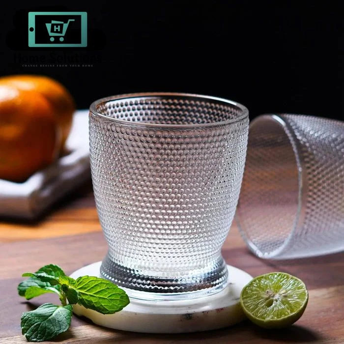Premium Chinese Glassware Set – Smoke & Golden – 6 Pcs Box