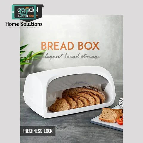GONDOL TURKEY | Original bread box, high quality bread, loaf cake storage box with sliding lid, made in Turkey.