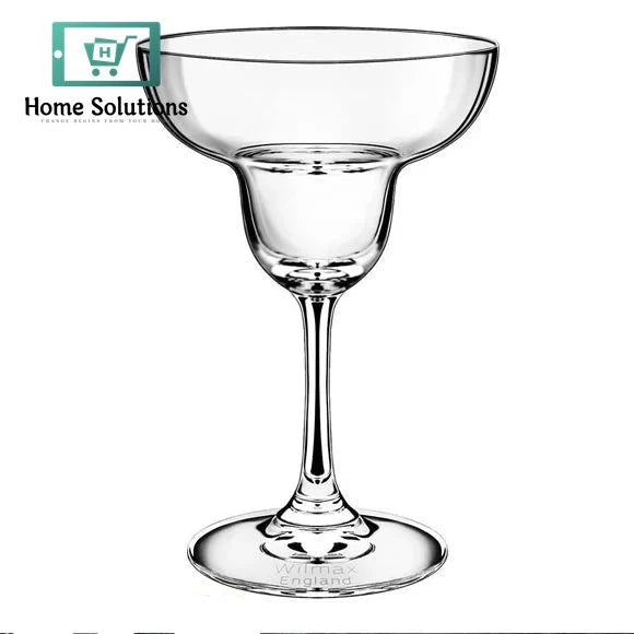 Wilmax Margarita Glass – 280ml | Set of 6 Premium Cocktail Glasses