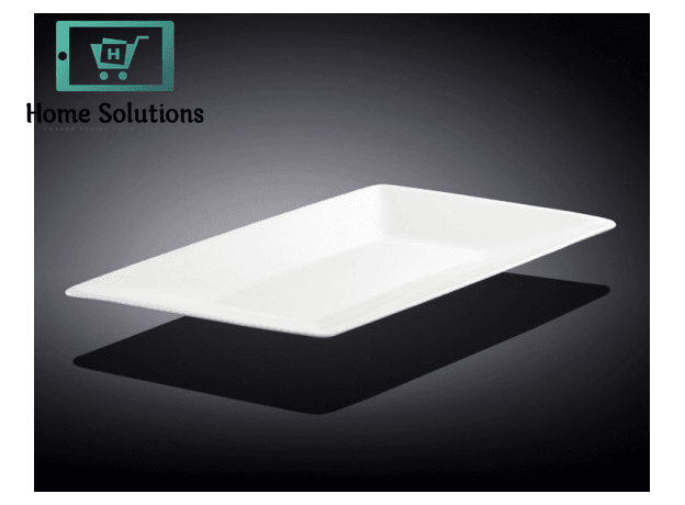 Wilmax England Fine Porcelain Diamond-Shaped Dish 12" | Modern Serving Platter