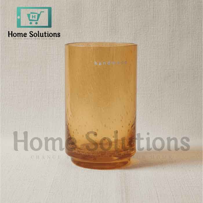 Handmade Colored Glass Set - 4 Pcs 450ml | Artisan Drinkware