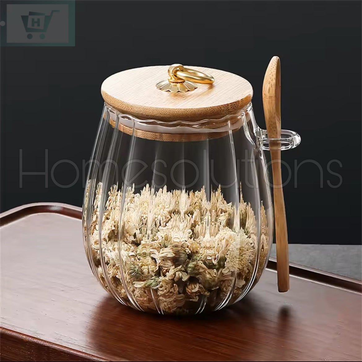 Airtight Jar With Spoon 800ml.