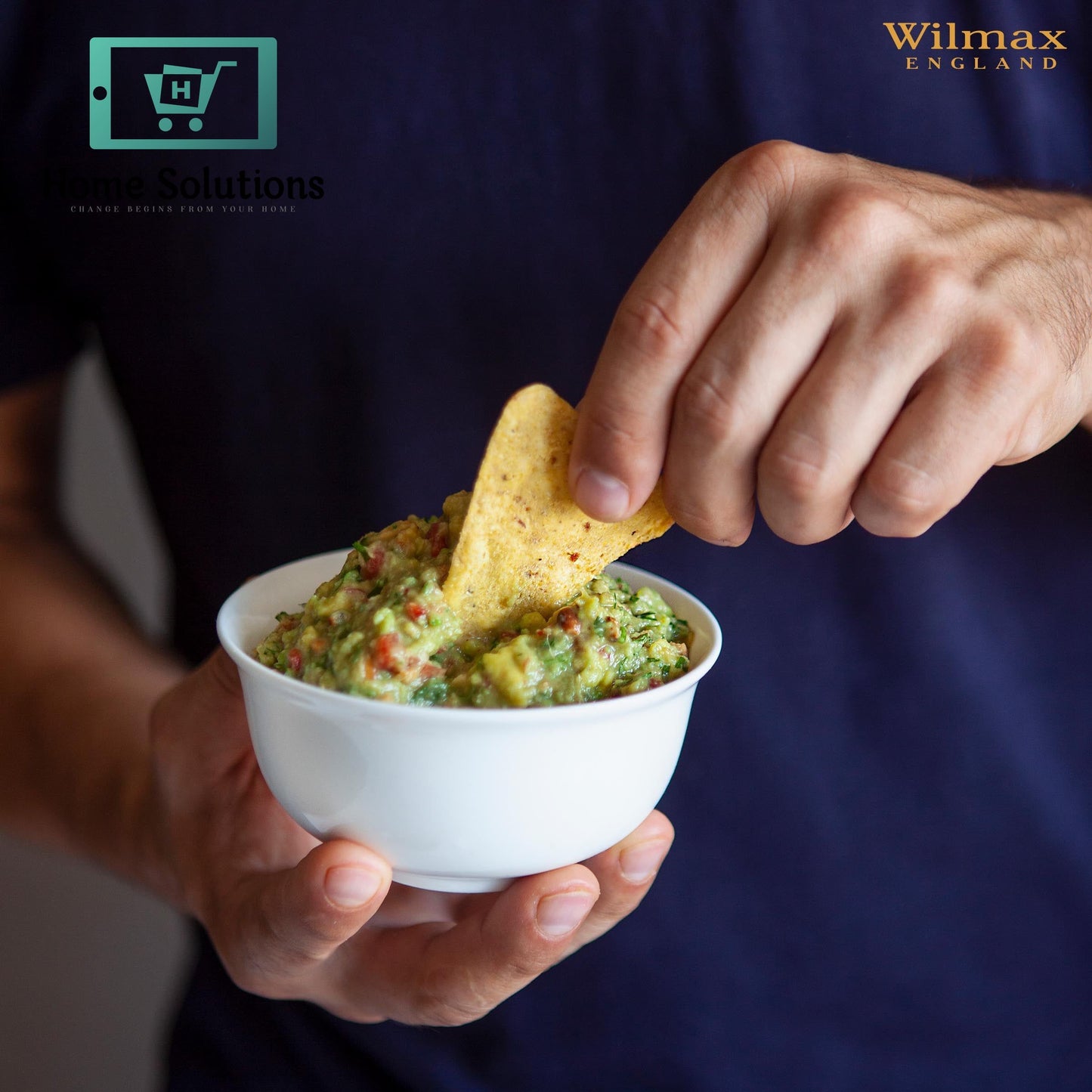 Wilmax England Fine Porcelain Bowls – 300 ml, 700 ml & 1600 ml