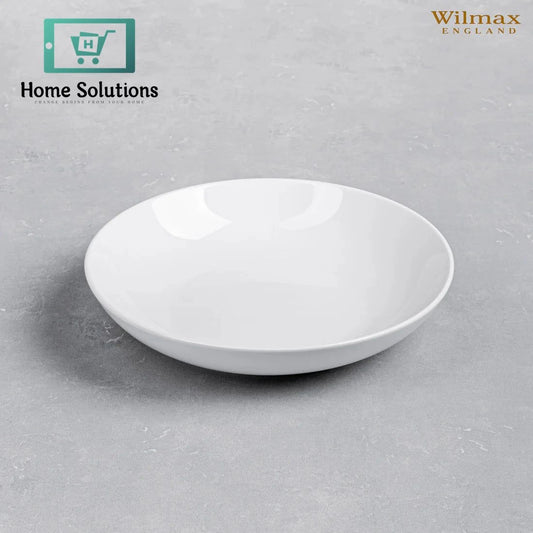 Wilmax England 9-Inch Fine Porcelain Round Deep Plate – 23 cm