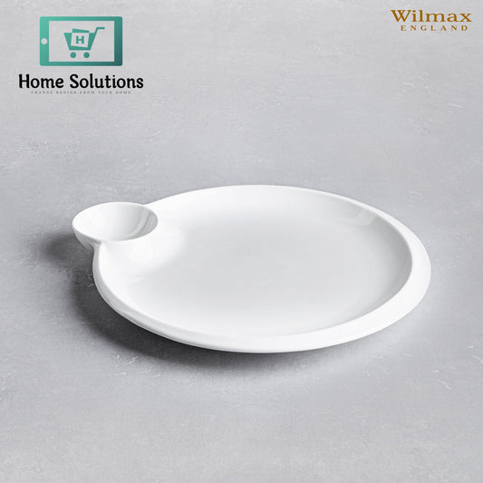 Wilmax England Fine Porcelain 10 Inch  Round Serving Platter