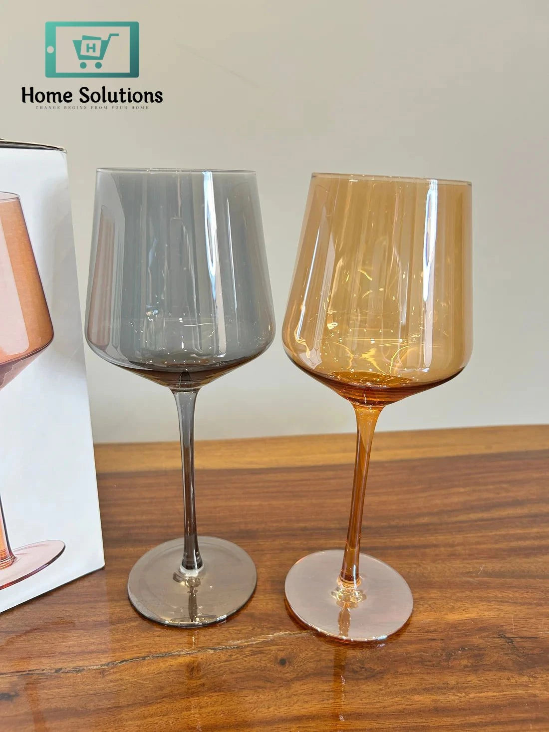 Danny Home Prism Multicolour Wine Glass Set 4Pcs (450ml)
