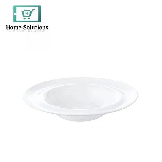 Wilmax England 10-Inch Fine Porcelain Deep Plate – Elegant and Versatile Design
