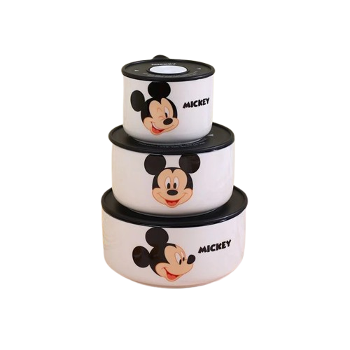 DISNEY Mickey & Friends Airtight Bowl Set