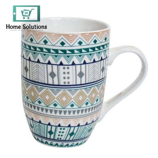 Ceramic Tea Mug with Handle – 12 cm Water & Coffee Drinking Cup