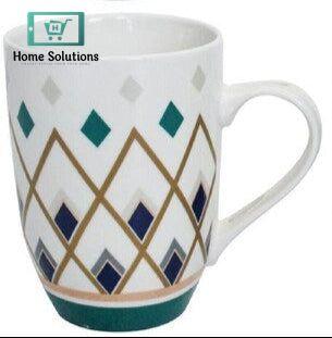 Ceramic Tea Mug with Handle – 12 cm Water & Coffee Drinking Cup