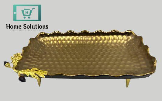 Elegant Golden Stainless Steel Serving Dishes – Perfect for Dining & Décor