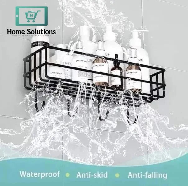 Rectangle Metal Stand with Hooks | Stylish Storage Rack