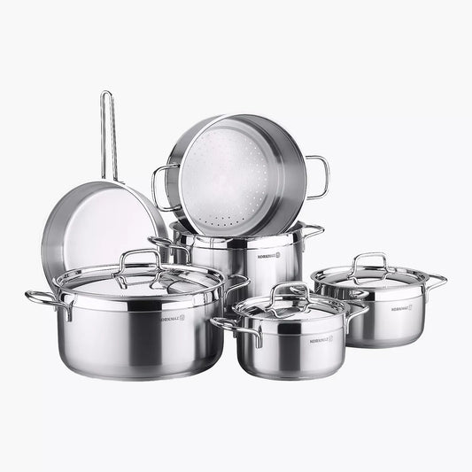 KORKMAZ Alfa Plus 10 Pcs Cookware Set