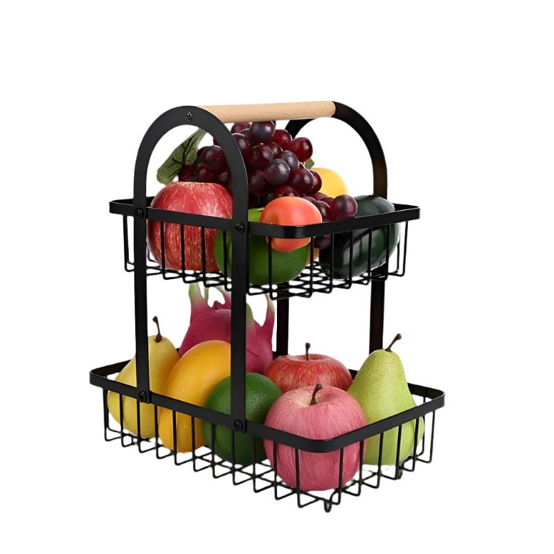 2-Tier Kitchen Countertop Fruit Rack