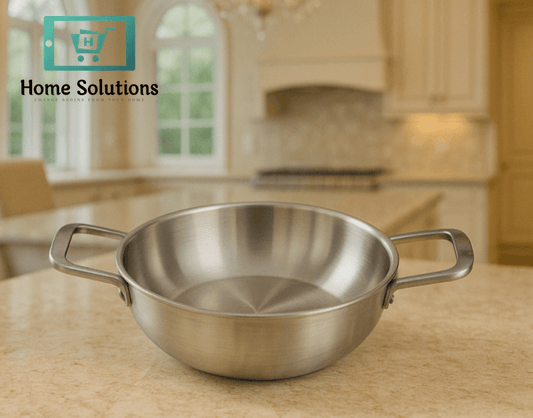 Stainless Steel Ramen Pot – Premium Korean Cooking Pot with Handles