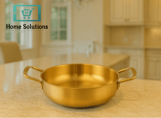 Korean Soup Pot – Premium Golden Stainless Steel Cookware