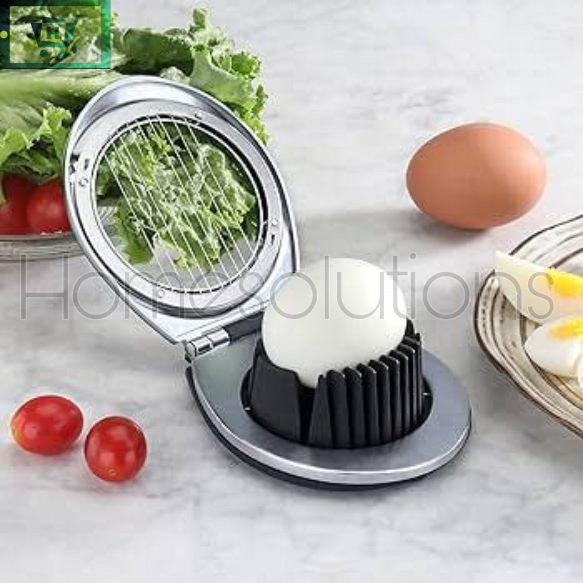 Stainless Steel Professional 2 in 1 Egg Slicer